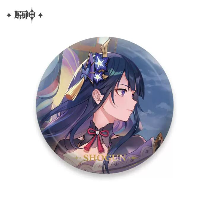 原神 原神シリーズ キャラクター缶バッジ Genshin 雷電将軍 原神