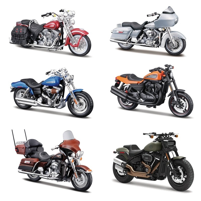 Maisto 1:18 ハーレーダビッドソン シリーズ42 6種アソート No.200-044