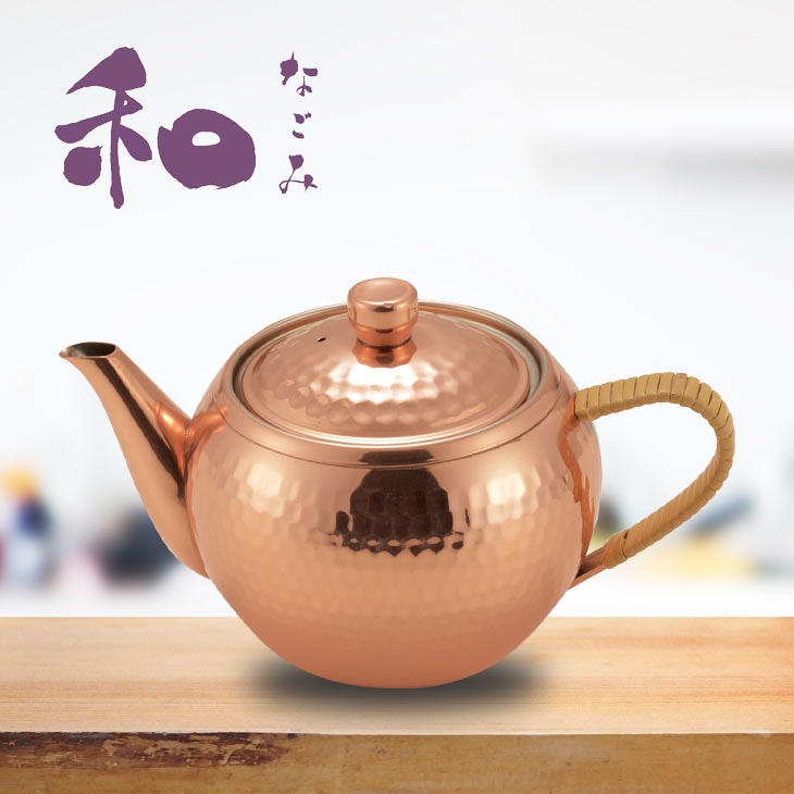 人気 銅製 茶器セット 開新堂 開新堂の純銅製茶器セット