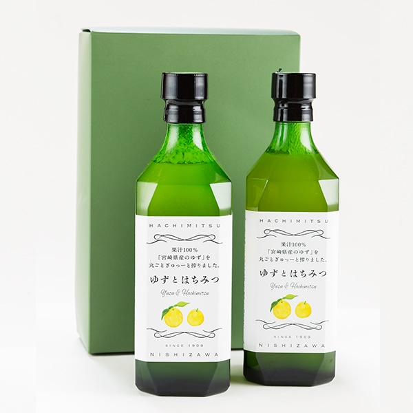 ゆずとはちみつ濃縮タイプ（500ml×2本入）｜蜂兵衛館西澤養蜂場本店