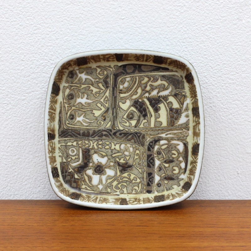 ヴィンテージ Royal Copenhagen Baca バッカ スクエア プレート | 北欧