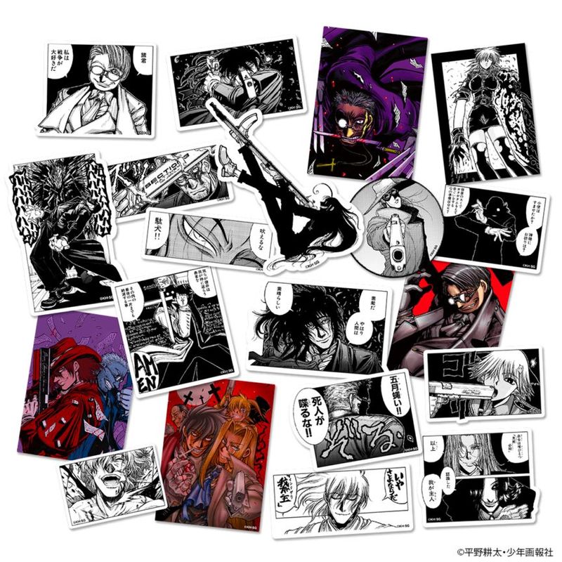 平野耕太☆大博覧會 HELLSING A3キャラファイングラフスパークル
