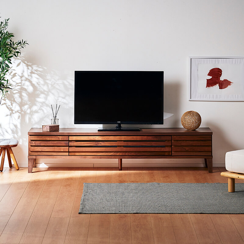 ウォールナット 無垢材 TVボード TV台