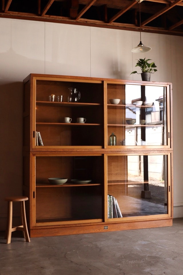 057 茶箪笥 水屋箪笥 幅90cm-3段 (奥行約40cm) 楽天市場】食器棚 90cm