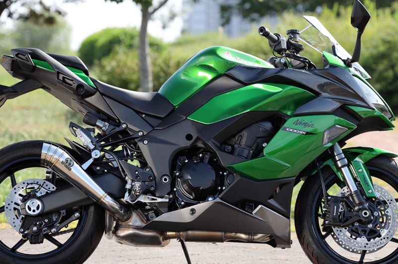 DECEMBERMAY蛍光グリーン マフラー 21~ ZX-10R | バイクマフラーの製造