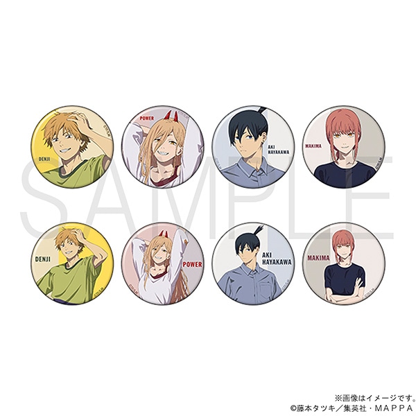 チェンソーマン 缶バッジコレクション 私服ver. 全8種: 缶バッジ