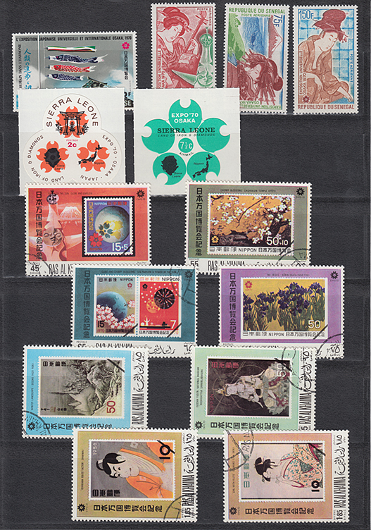 3324 外国切手 フィジー 1985年 EXPO日本万国博覧会 4種完 3324 外国