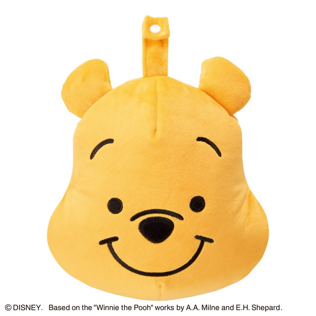 ディズニー くまのプーさん リラックス/プー フード付きネックピロー
