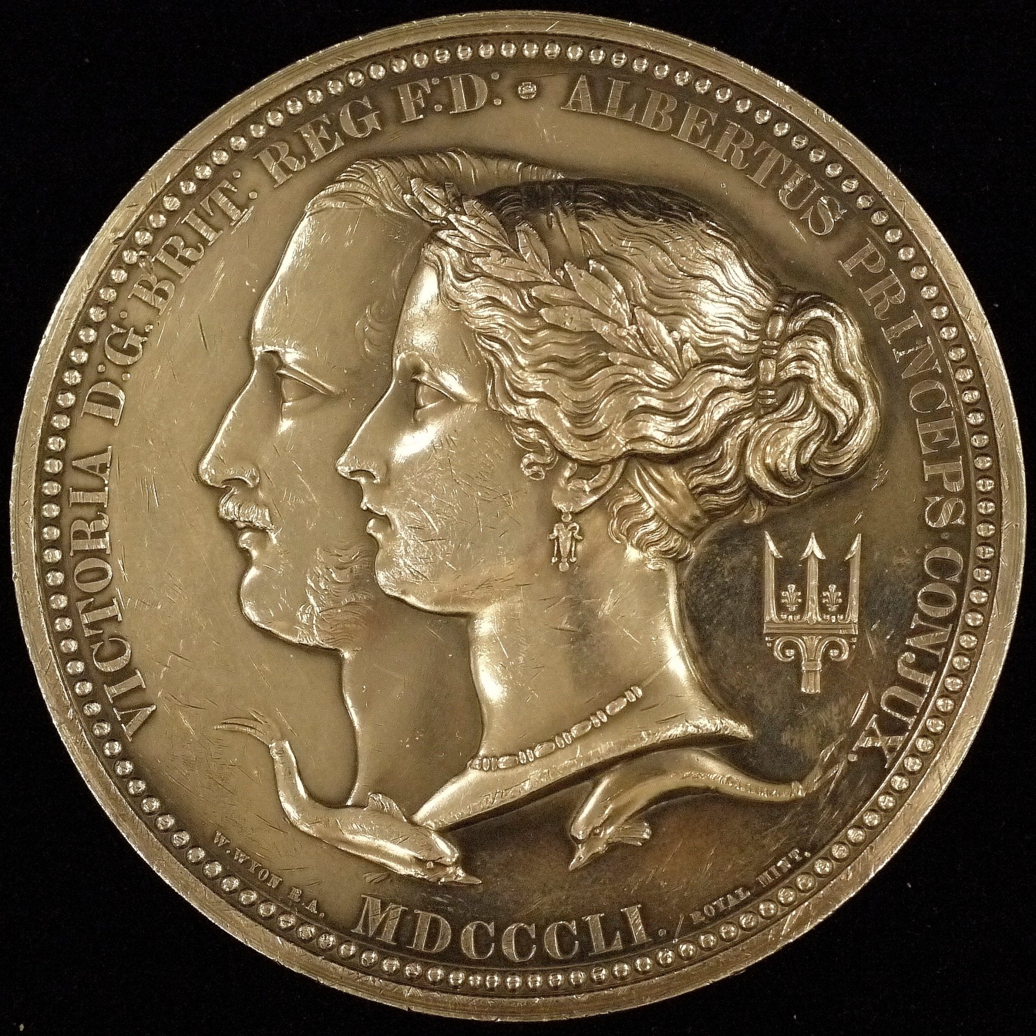 太*郎様 銀製・1851年イギリス ロンドン万博 銀メダル212g 太*郎様