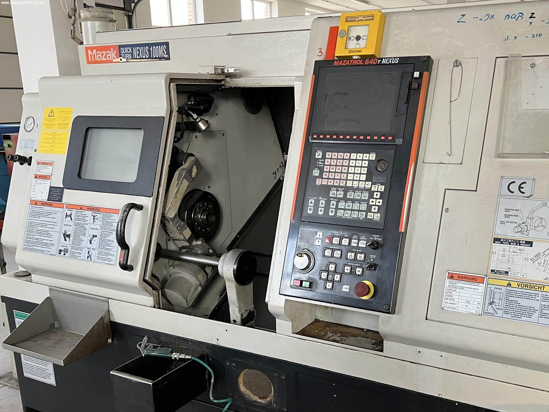 MAZAK QUICK TURN NEXUS 100MS CNC lathe