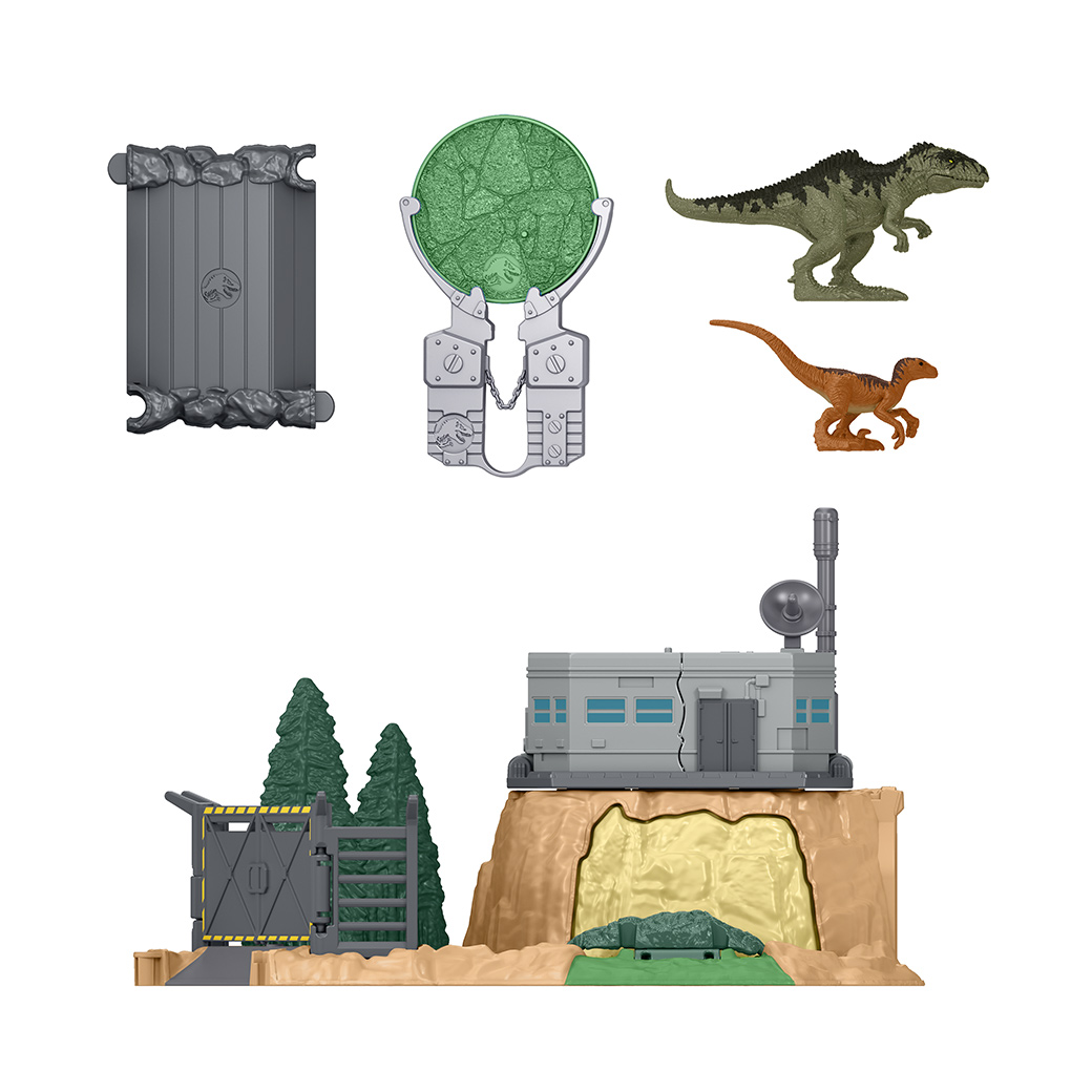 ジュラシック・ワールド ミニフィギュアプレイセット 大暴れ！ギガノト