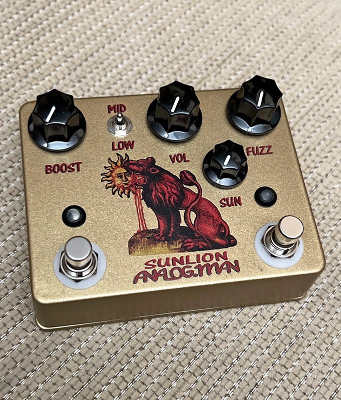 希少】ANALOG.MAN SUN LION FUZZ BOOSTER Analog Man Sun Lion Fuzz