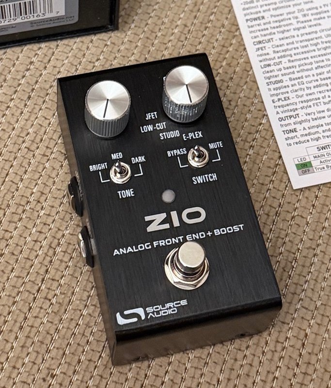 USED Source Audio ZIO Analog Front End + Boost Pedal