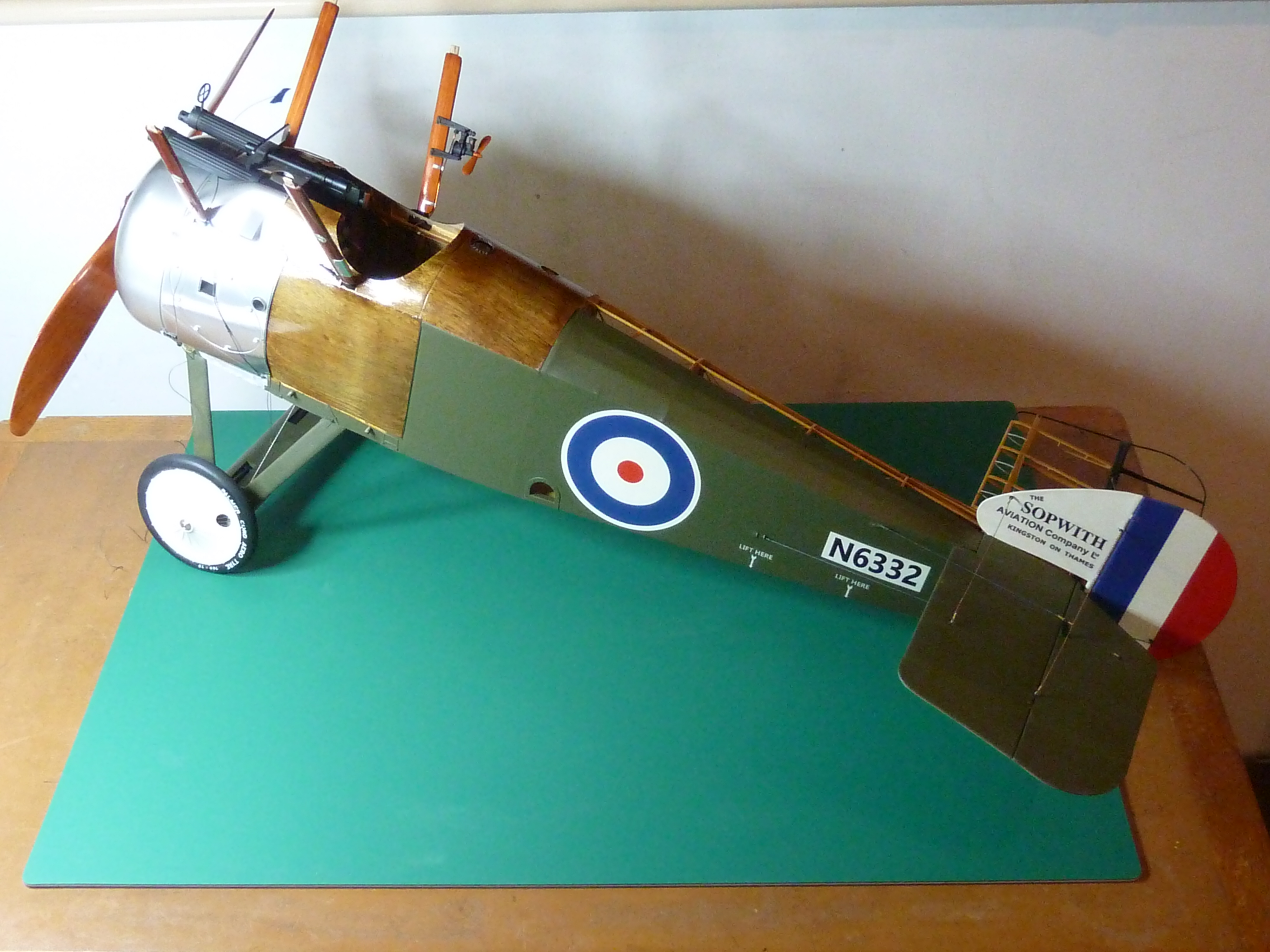 SOPWITH CAMEL F1 – HASEGAWA 1:8 (PART 13) FUSELAGE COMPLETION