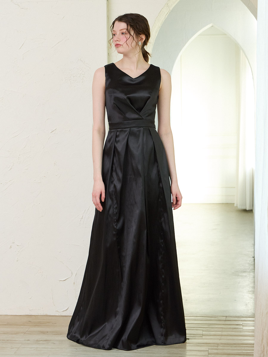 WEB限定】オーガンジーカラーロングドレス(M グリーン): AIMER | エメ