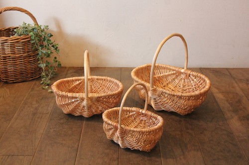 かご・バスケット・雑貨 - menui | 【柳 ワンハンドルバスケット