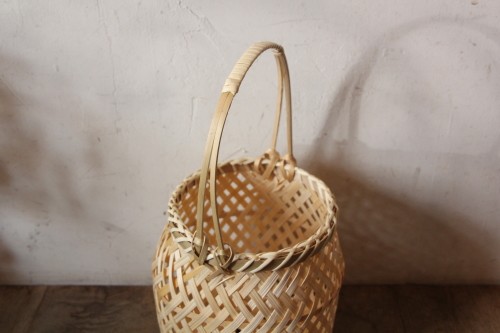 かご・バスケット・雑貨 - menui | 手付きの竹かご【四つ目手提げかご】