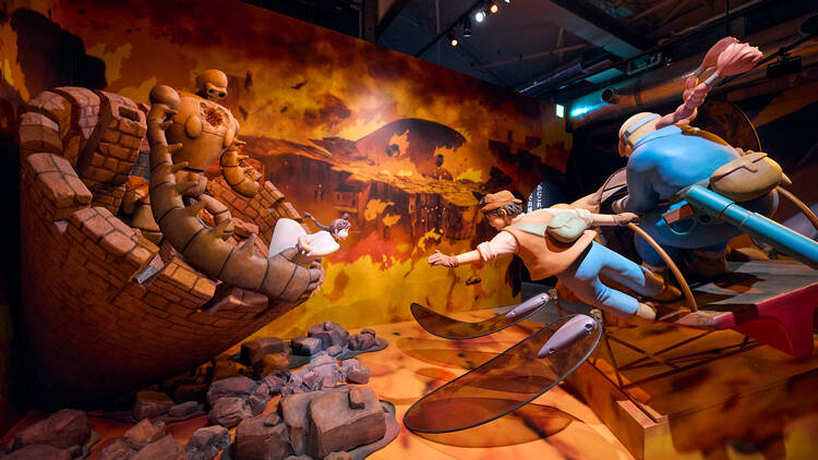 ジブリの立体造型物展