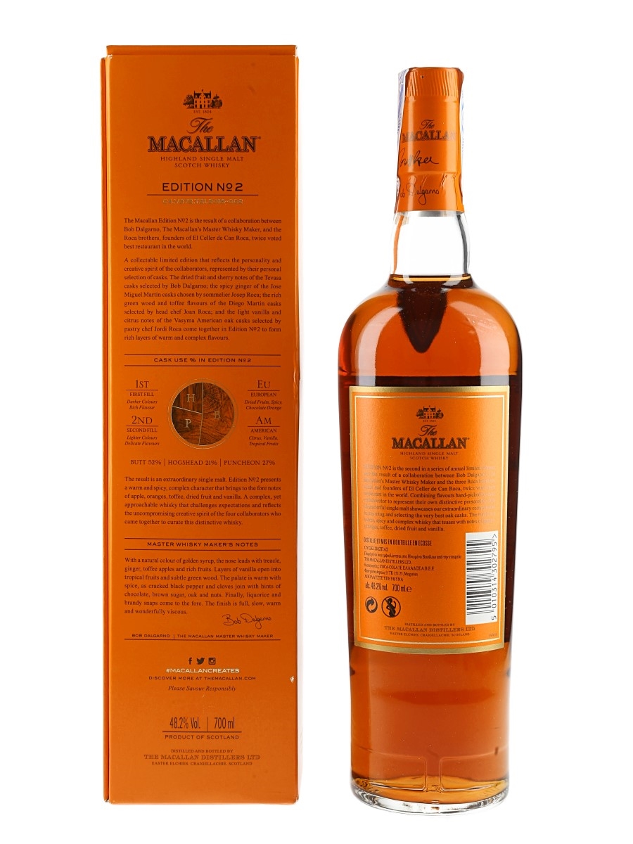 Macallan Edition No.2 - Lot 131377 - Buy/Sell Macallan Whisky Online