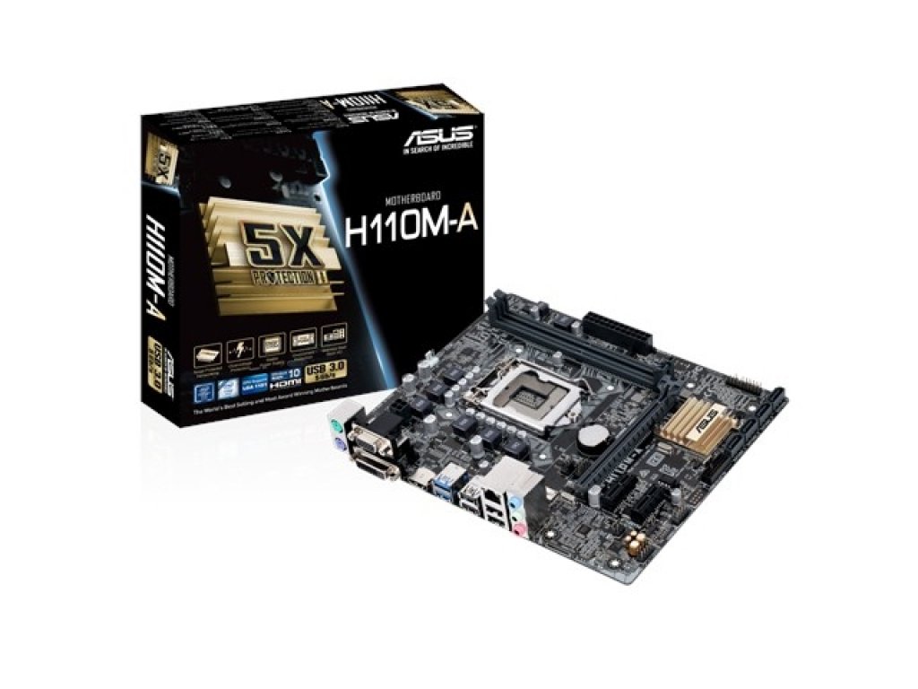 ASUS H110M-A インテル 100シリーズ LGA1151対応 intel H110チップ