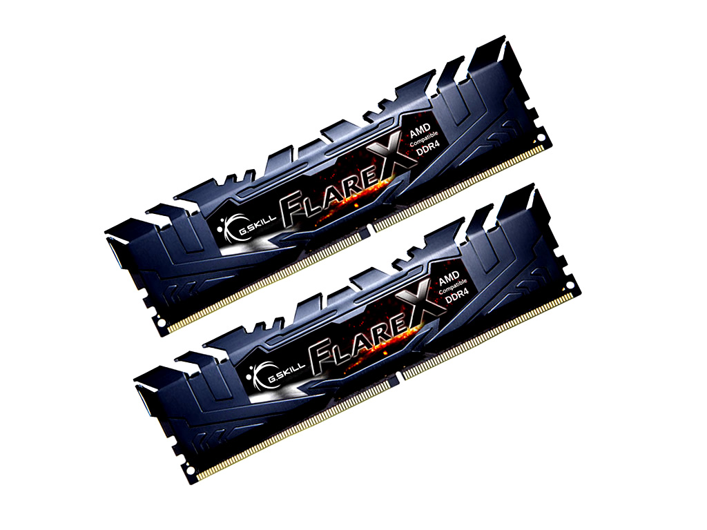G.Skill F4-3200C16D-16GFX BLACK HS for AMD FLARE X 288pin DDR4