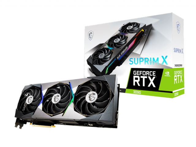 MSI GeForce RTX 3090 SUPRIM X 24G SUPRIM GEFORCE RTX 3090 24GB 384