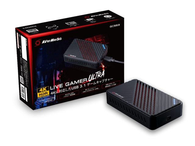 AVerMedia Live Gamer ULTRA - GC553 4Kp60 HDRパススルー / 4Kp30録画