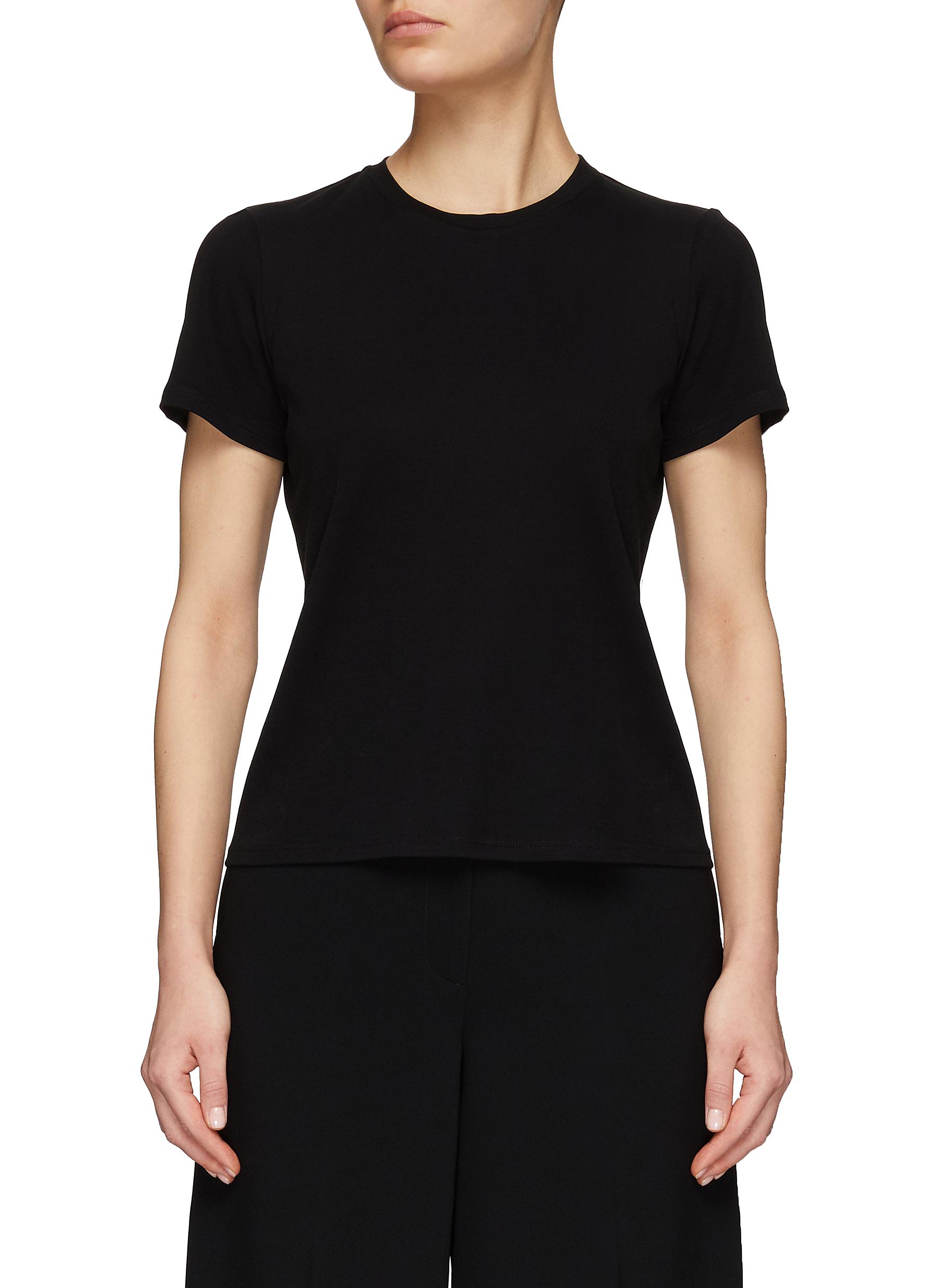 THE ROW | 'Wesler' fitted T-shirt | BLACK | Women | Lane Crawford