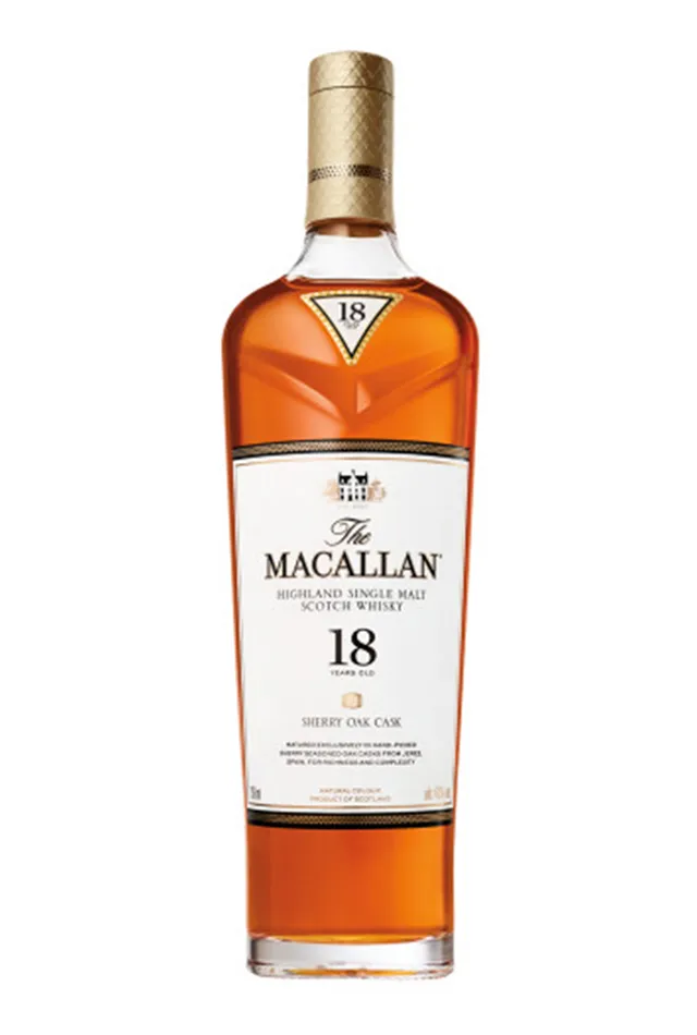Macallan 18 Year Old Sherry Oak - 750 ML | Whiskey