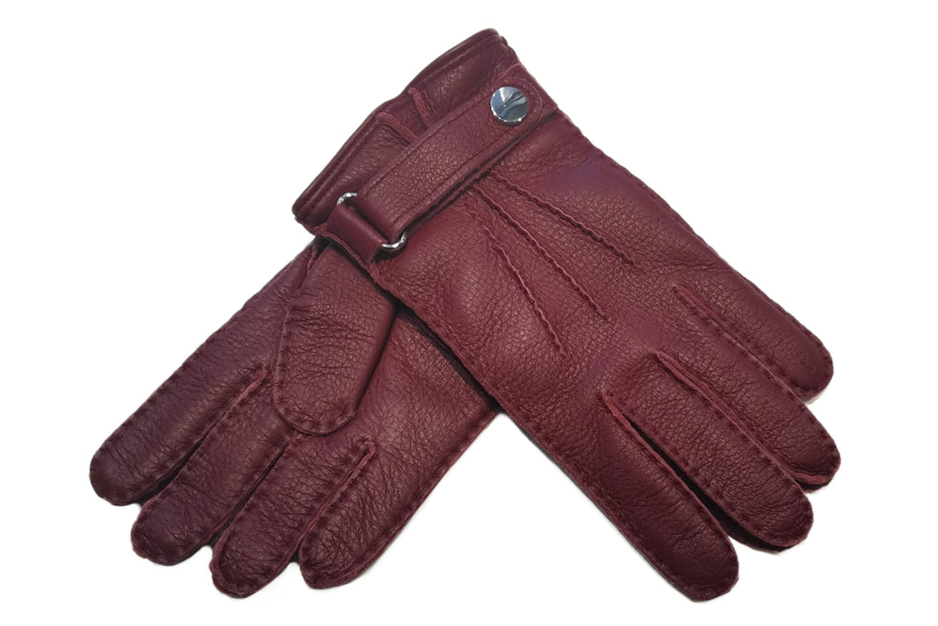 今季 メローラ スエードTANタン色 カシミア黒 グローブ 革手袋 MEROLA