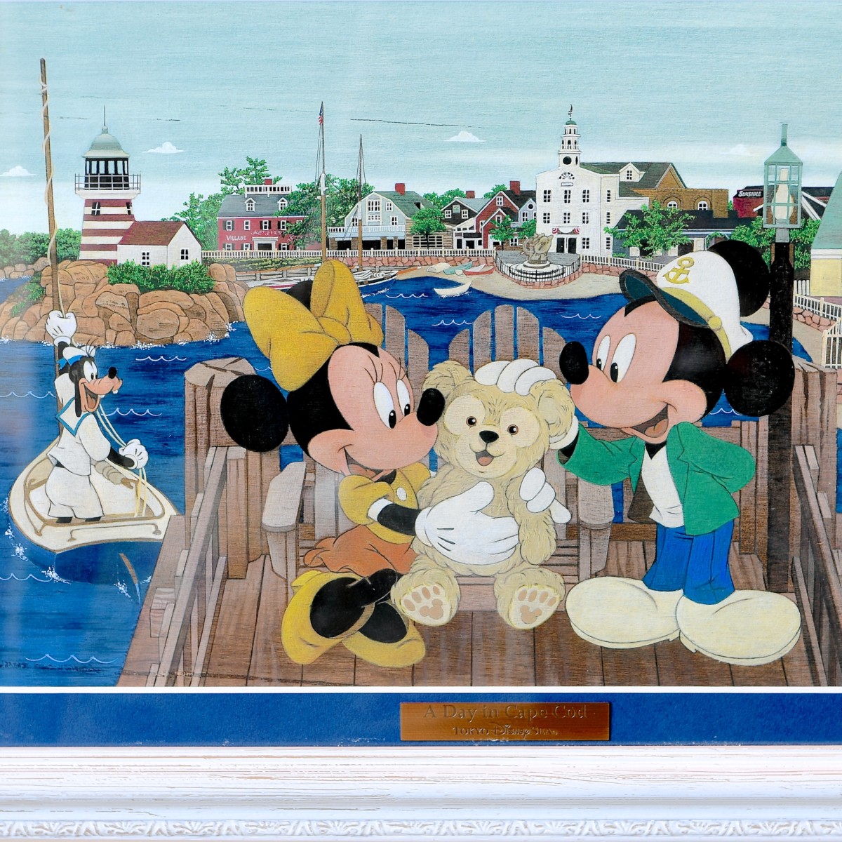 東京ディズニーリゾート 35周年ダッフィー ケープコッドの1日 ジクレー版画