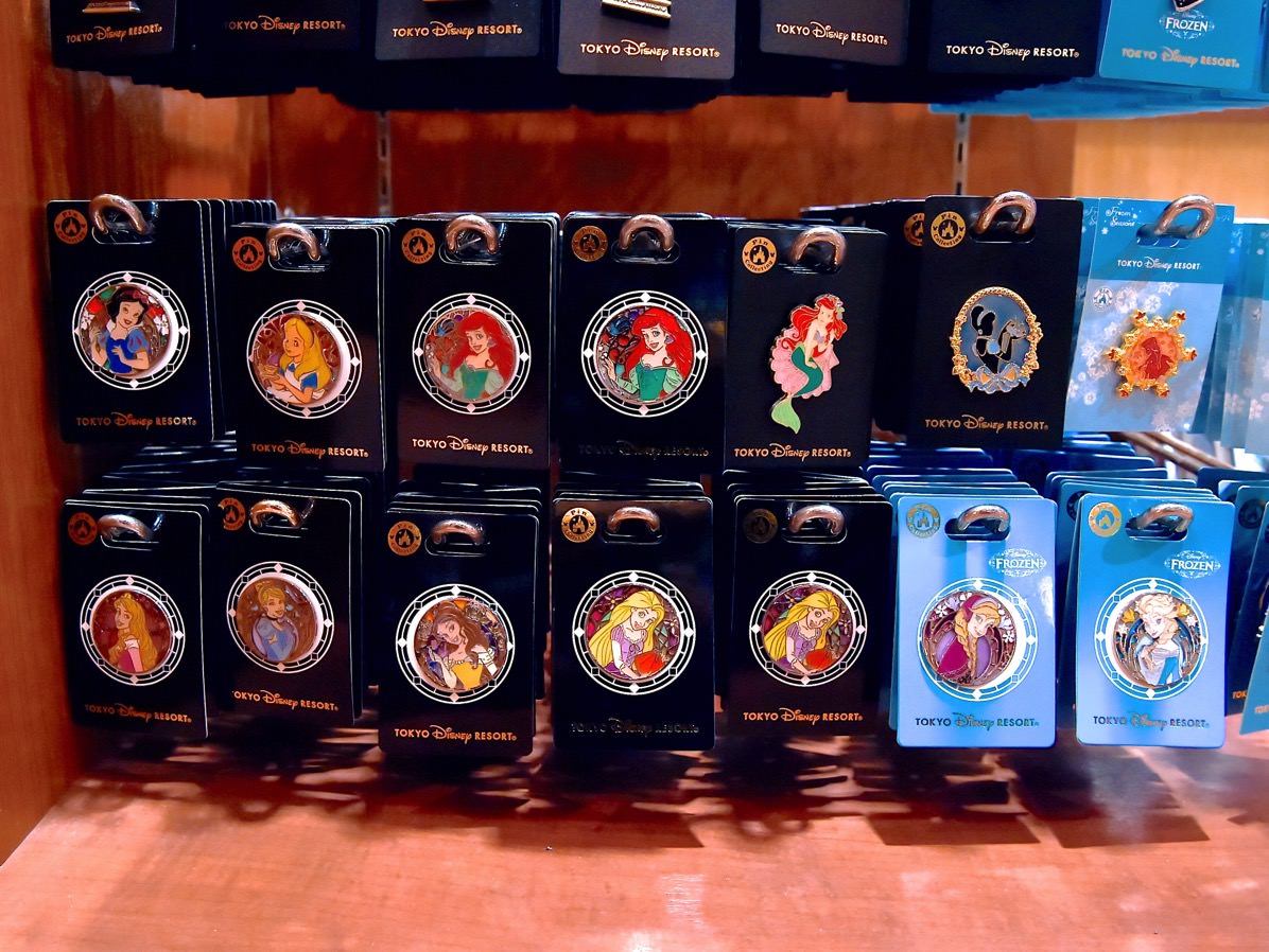 カラフルに描かれたディズニープリンセスたち☆ディズニーランド