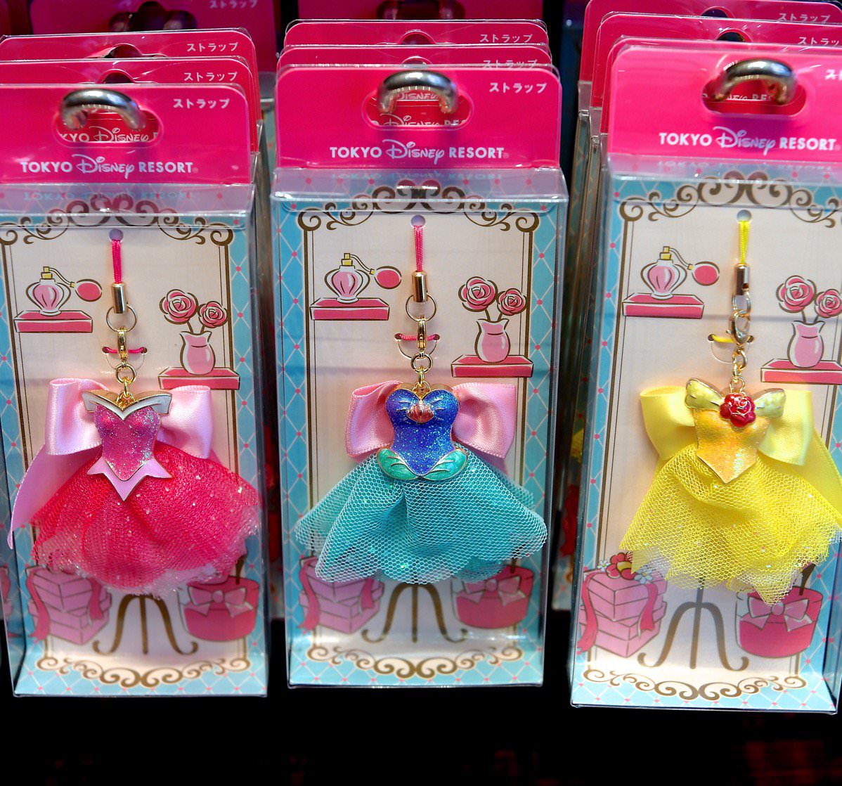 まとめ売り】ディズニープリンセル ドレスキーホルダー プリンセスの