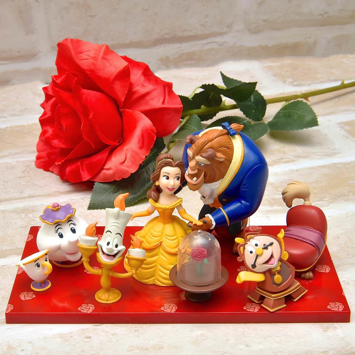 ディズニー キャッスルコレクション 美女と野獣 フィギュア 人気
