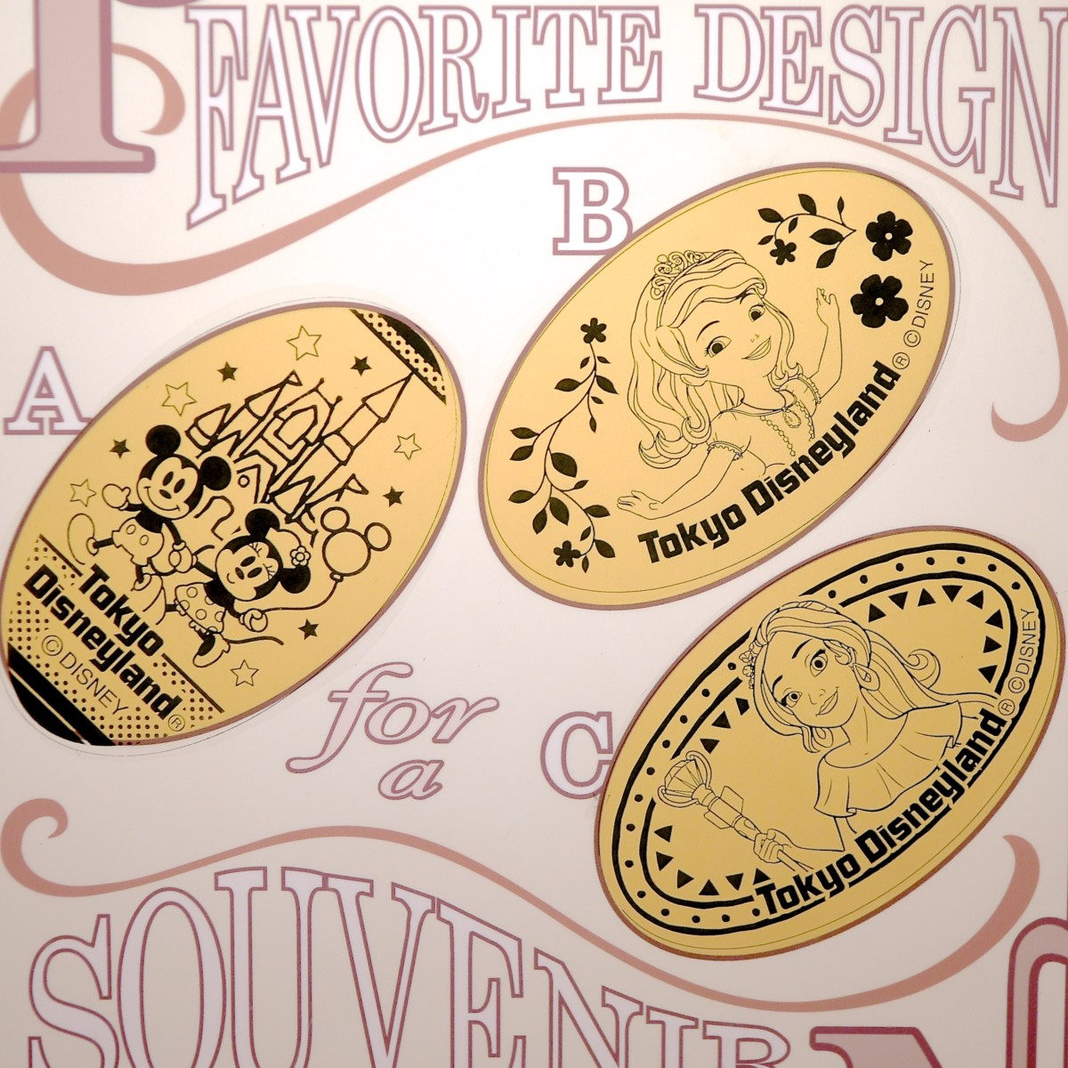 ペニー ディズニー ワールド フロリダ アーケード スーベニアメダル