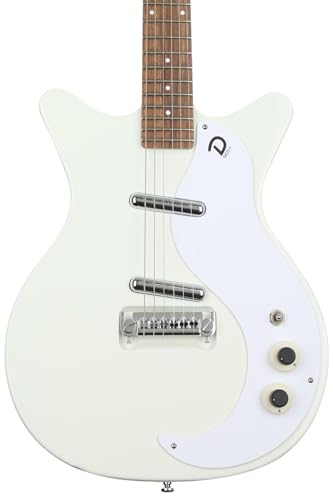 DANELECTRO エレキギター ブラック/ホワイト D59 ビザールギター