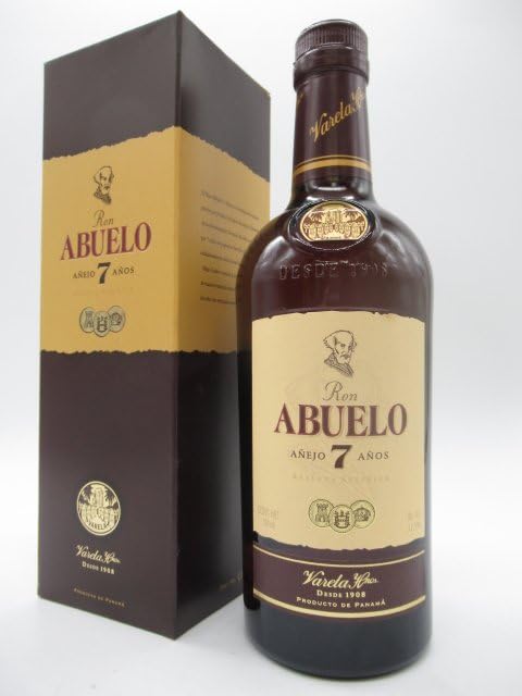 Amazon.co.jp: ロン アブエロ 7年 37.5度 750ml (パナマ産ラム) : 食品