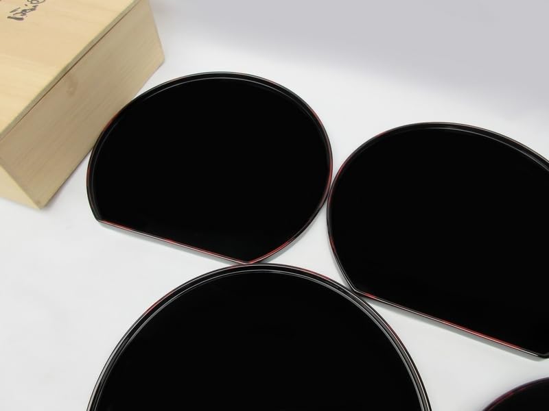 半月盆 輪島塗 五島屋 卓上膳 7客 半月盆輪島塗五島屋卓上膳