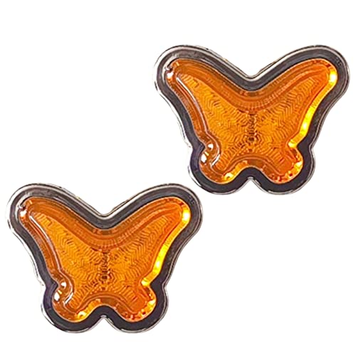 デコトラ 菱マーカー レトロ オリモ 菱型マーカー 橙2個セット