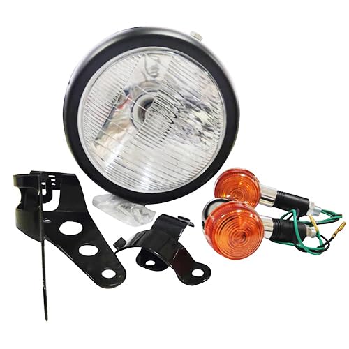 Amazon | エナジープライス バイク レトロヘッドライト&ウィンカー
