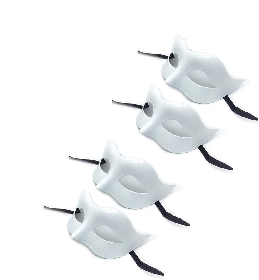 ベネチアンマスク カーニバルマスク 仮面 フルフェイス ホワイト
