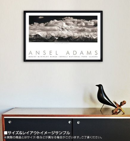 Mt. McKinley/エンボスマーク入/アンセル アダムス/ポスター Amazon.co