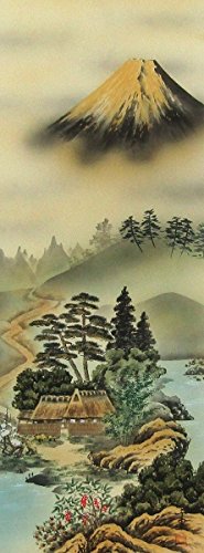赤富士 掛軸 西村千里 銀座トップアート 赤富士 掛軸 西村千里 銀座