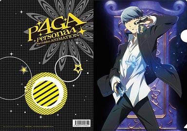 ペルソナ4 鳴上悠 主人公 クリアファイル 非売品 描き下ろし ペルソナ4