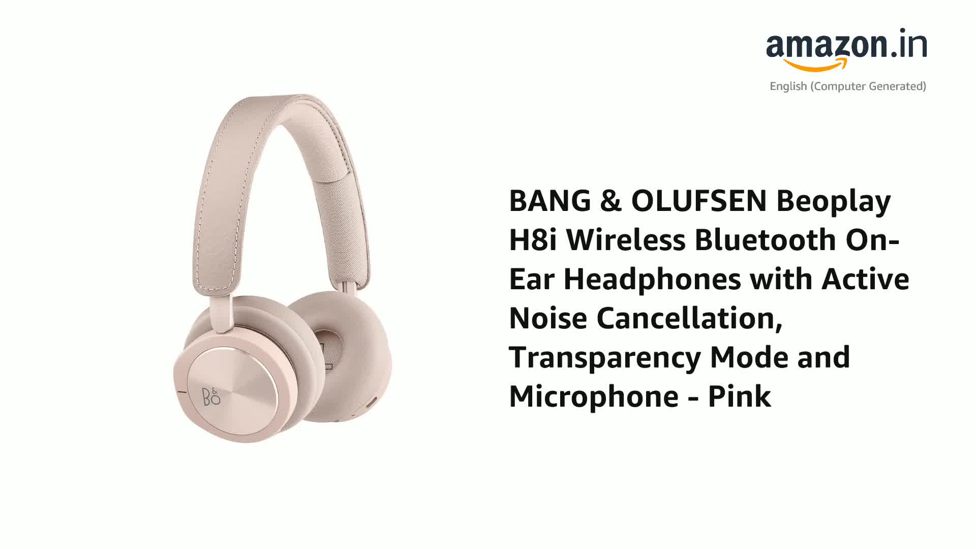 Bang&Olufsen H8i ピンク Bang & Olufsen Beoplay H8i Wireless