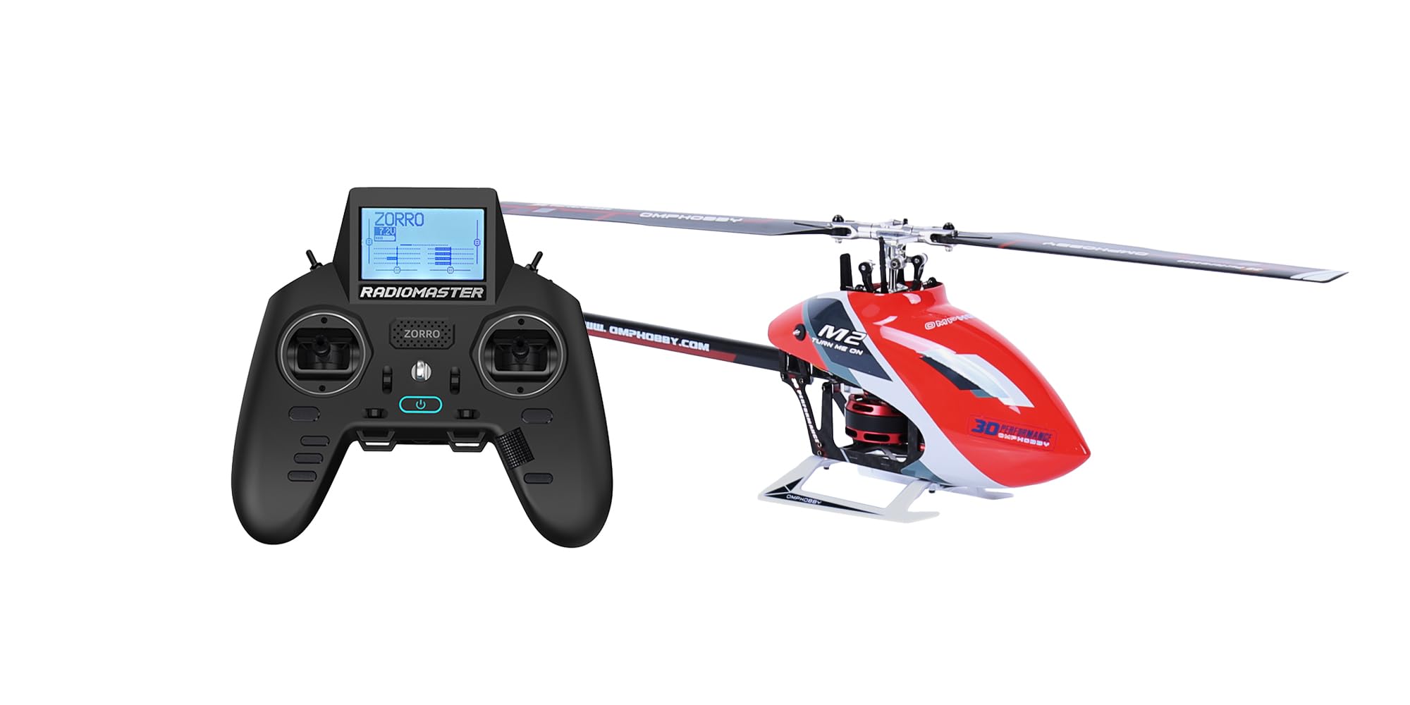 Amazon.com: OMPHOBBY M2 EVO MK2 Ready To Fly RC Helicopter Outdoor