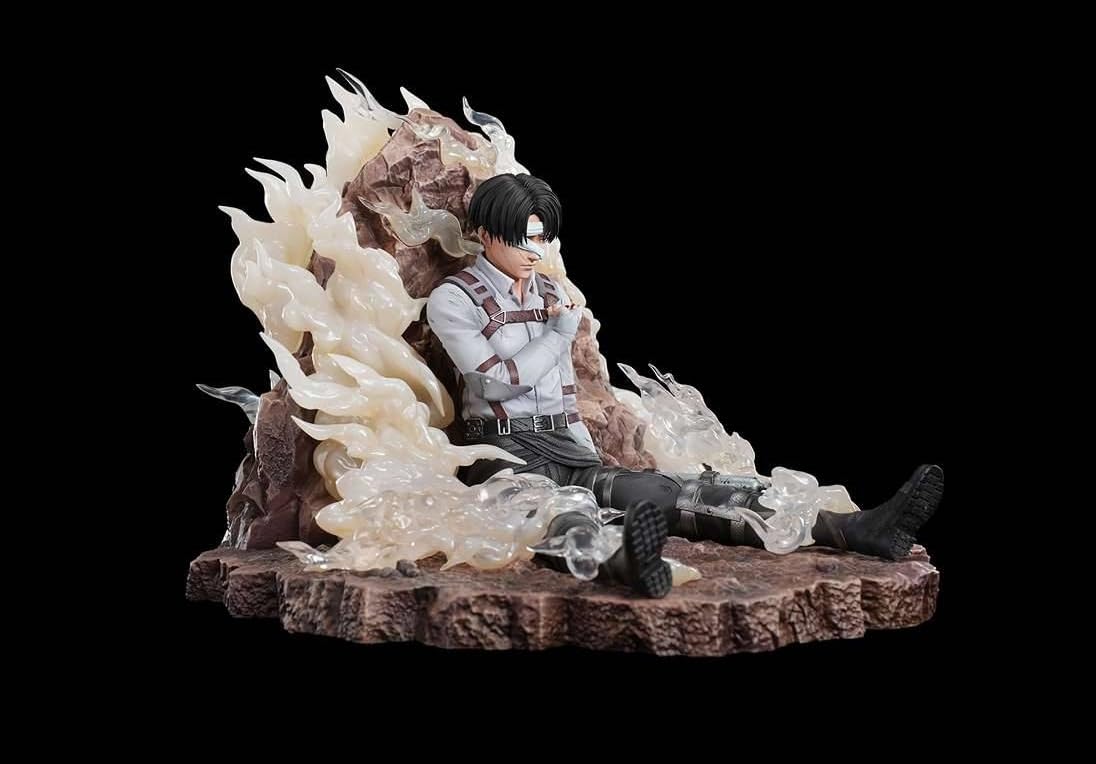 進撃の巨人 エレン&リヴァイ兵長 ガレージキット スタチュー