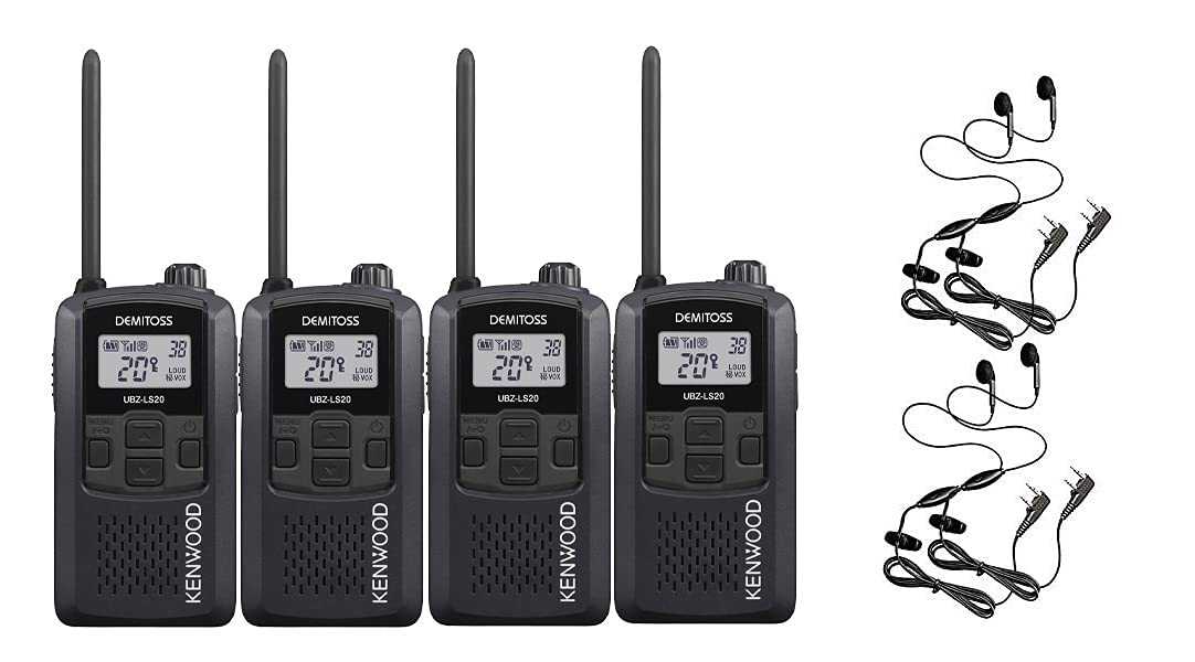 赤字超特価，格安 KENWOOD. UBZ-LP20 イヤホンマイク付き 20ch機 2機