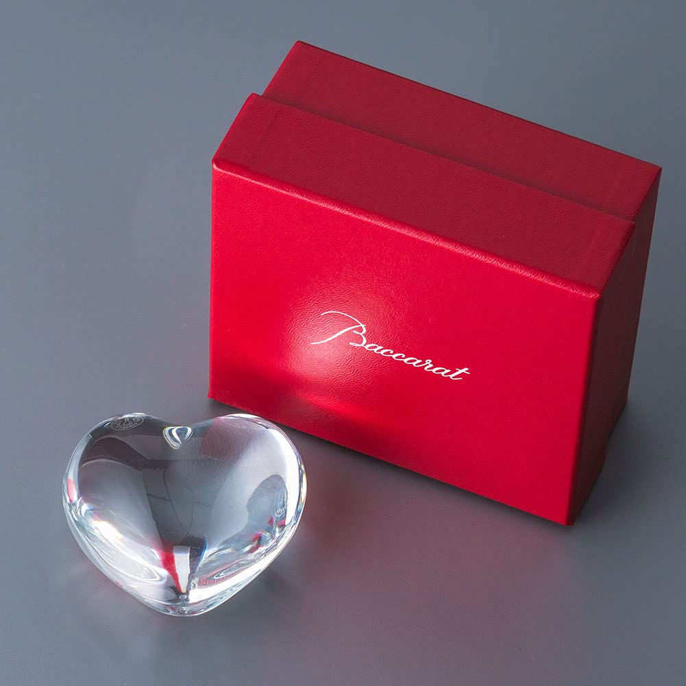 Amazon.co.jp: [ バカラ] Baccarat ペーパーウェイト ハート 文鎮