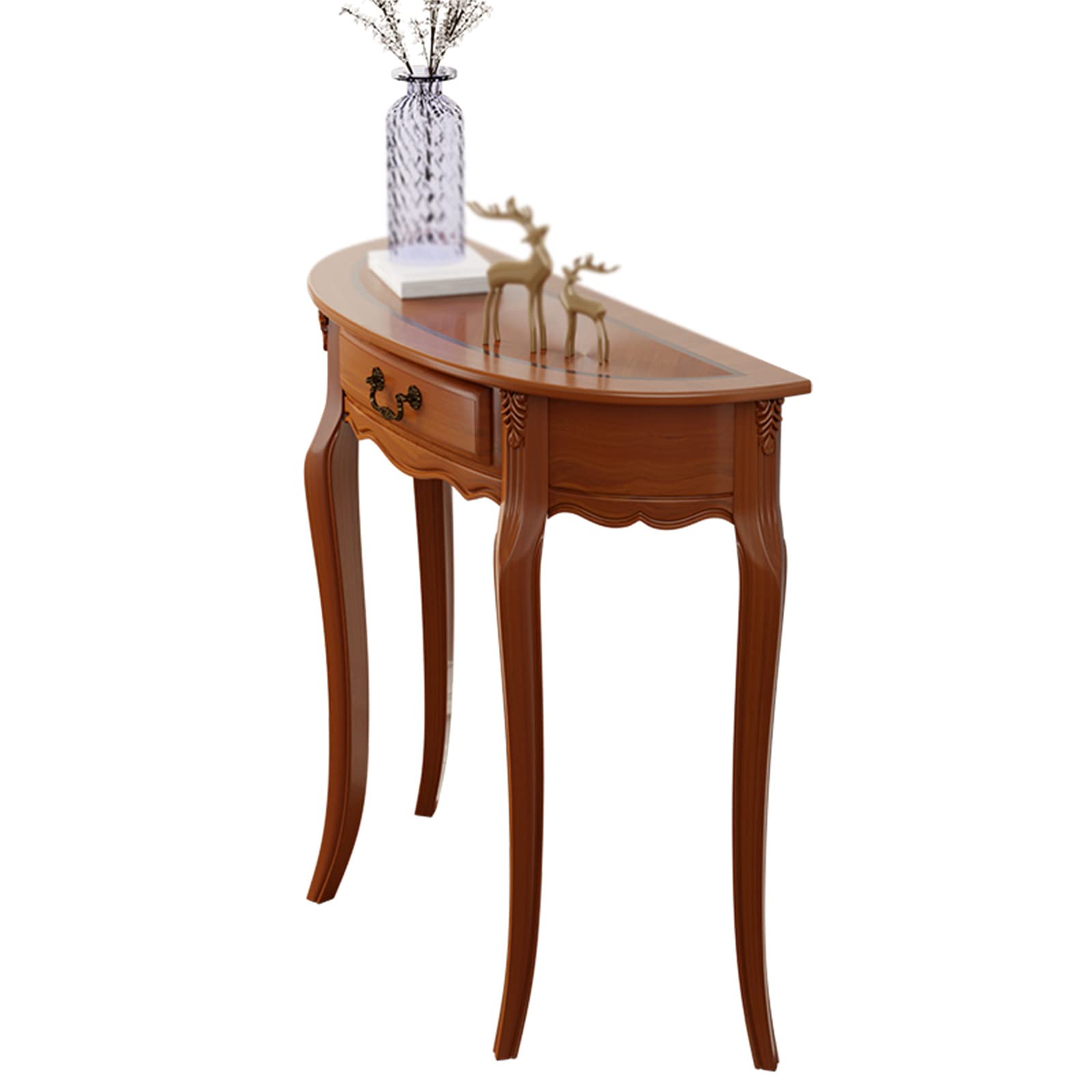 カリモク】コンソールテーブル 猫脚 サイドテーブル カリモク